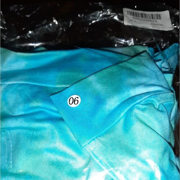 New Girls 90 2T/3T Blue Tye-Dye Marble Look Hoodie Pants Set Outfit Ligh… - Picture 5 of 5